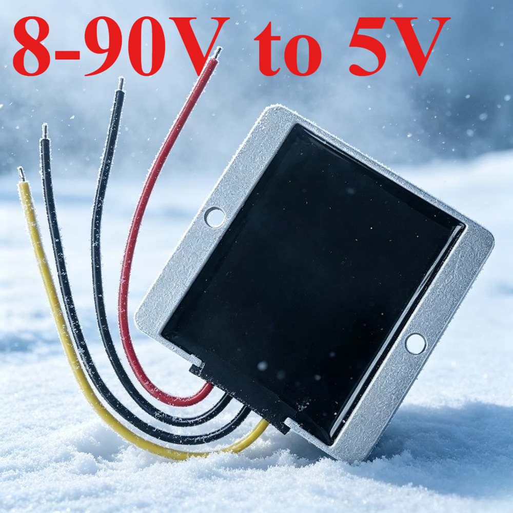 72V 15A Fast Charger - DC 10-90V - 5V Dönüştürücü 5Volt