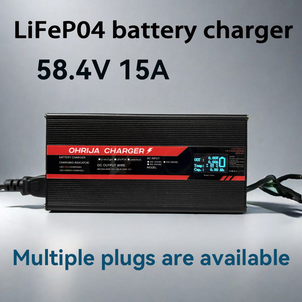 84V 20A Smart Charger - OHRIJA 58.4V 15A Yüksek Güçlü Hızlı