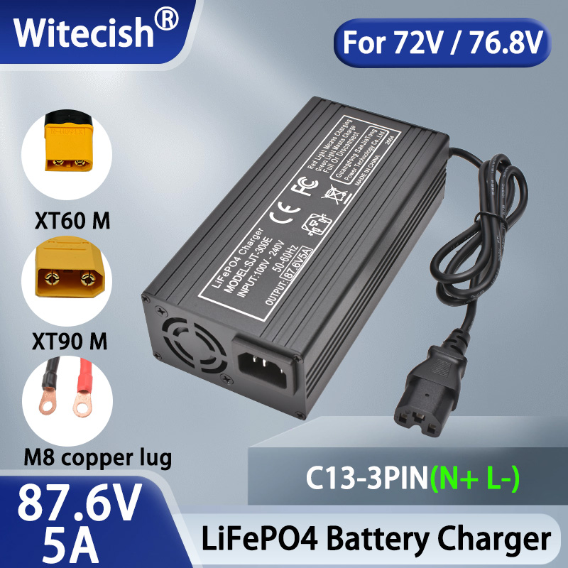 87.6V 10A 5A LiFePO4 Pil Akıll - 84V 20A Smart Charger incelemesi ve fiyatı
