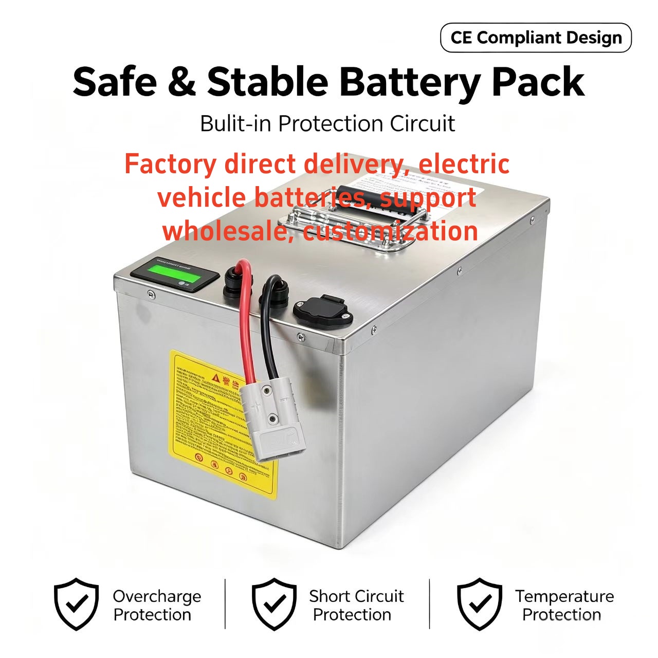60V35Ah 50Ah 100Ah LiFePO4 Gün - 60V 50Ah Electric Scooter Battery incelemesi ve fiyatı
